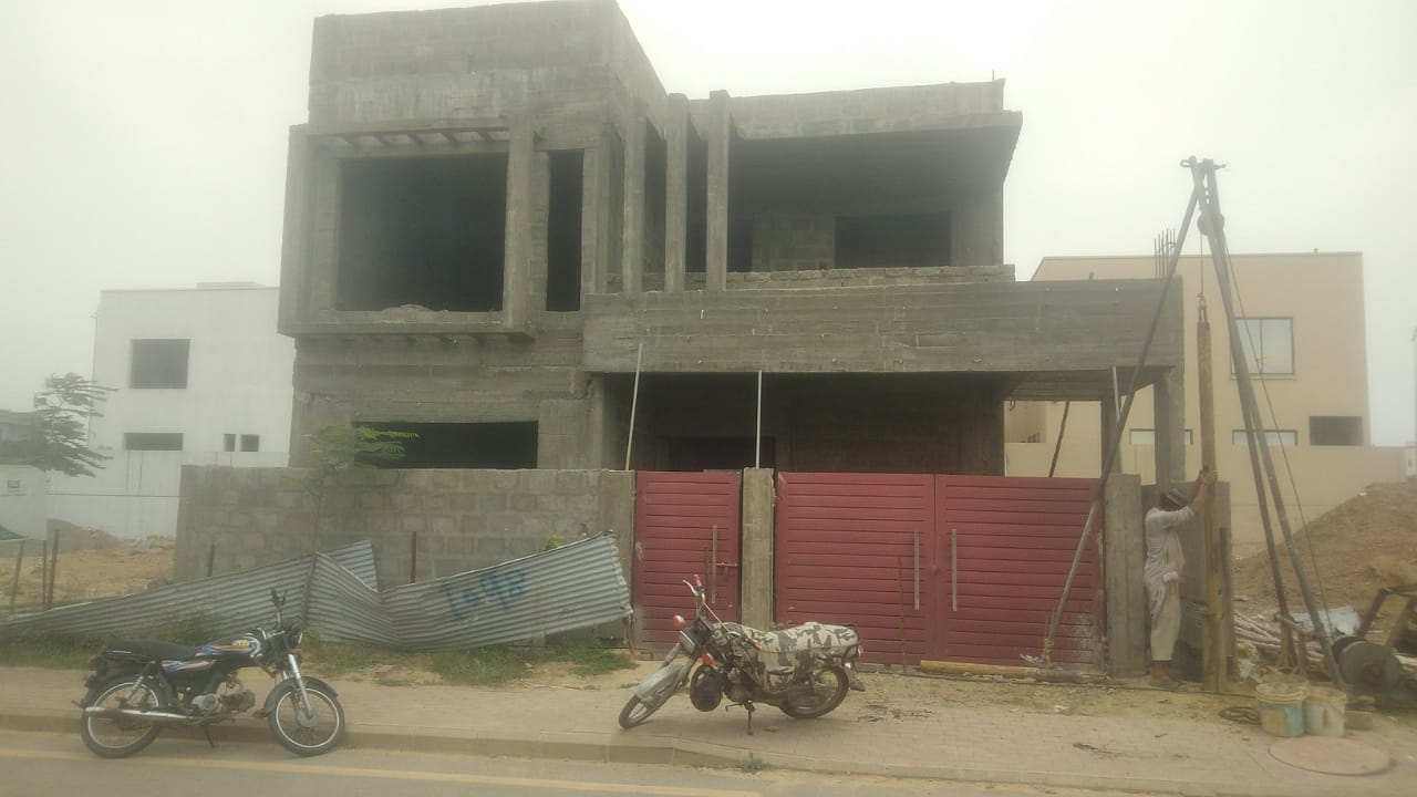 272 SQYD Villa Grey Structure Project